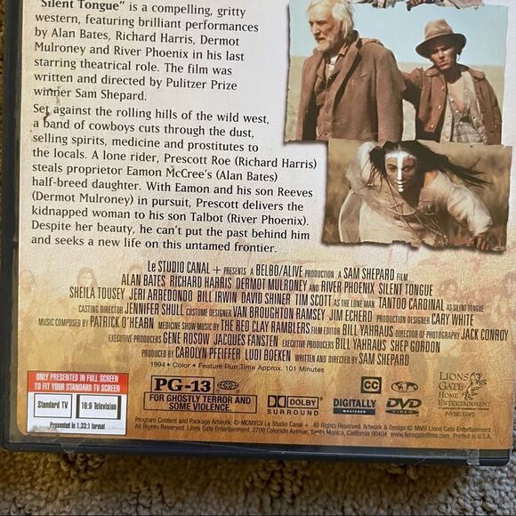 3 for $15|| Silent Tongue DVD Full Screen - Picture 4 of 6